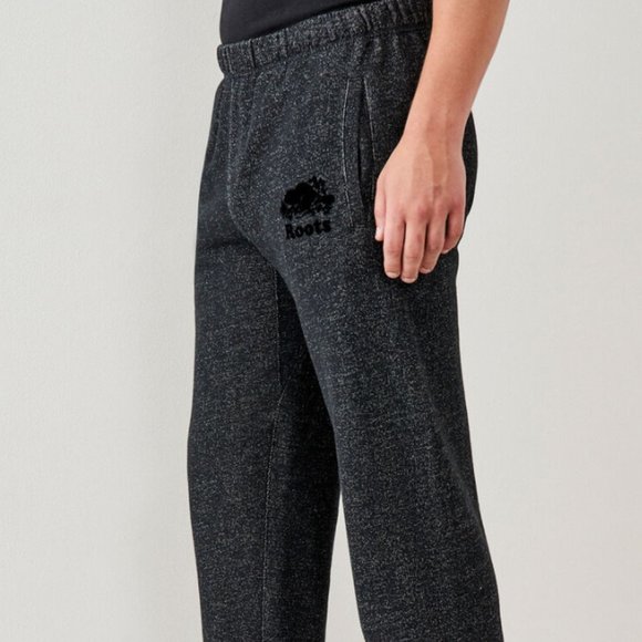 Roots Mens Original Sweatpants Black 